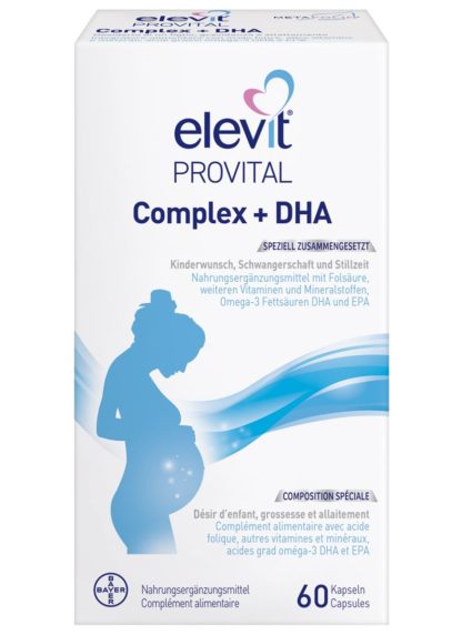 ELEVIT Provital Complex + DHA Kaps 60 Stk – Bild 2