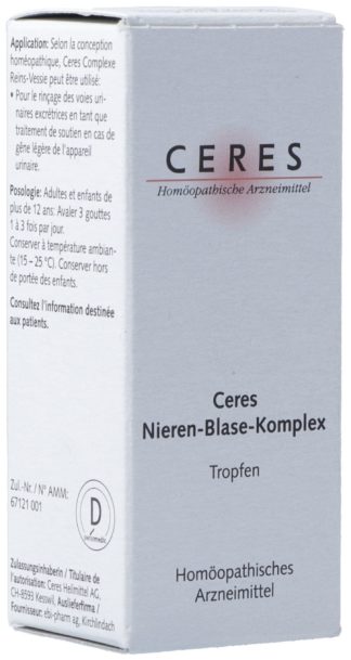 CERES Nieren-Blase-Komplex Tropfen Fl 20 ml