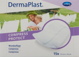 DERMAPLAST Compress Protect 7.5x10cm 15 Stk