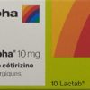 CETIRIZIN Mepha Lactab 10 mg 10 Stk – Bild 2