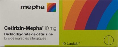 CETIRIZIN Mepha Lactab 10 mg 10 Stk – Bild 2