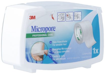 3M MICROPORE VLIES m Disp 25mmx5m weiss – Bild 2