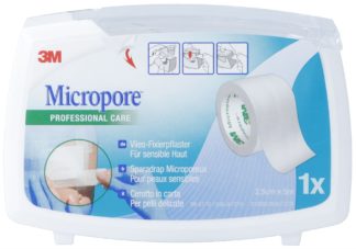 3M MICROPORE VLIES m Disp 25mmx5m weiss