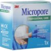 3M MICROPORE VLIES o Disp 25mmx5m weiss ref – Bild 2