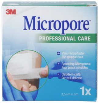 3M MICROPORE VLIES o Disp 25mmx5m weiss ref