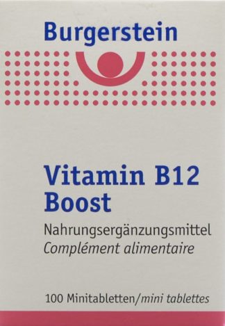 BURGERSTEIN Vitamin B12 Boost Minitabl 100 Stk