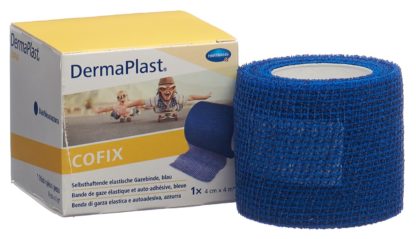 DERMAPLAST CoFix 4cmx4m blau – Bild 3