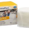 DERMAPLAST STRETCH Gazebinde 4cmx10m weiss – Bild 3