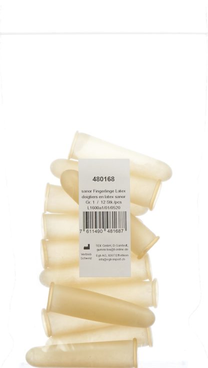 SANOR Fingerling Latex Gr1 gepudert leicht