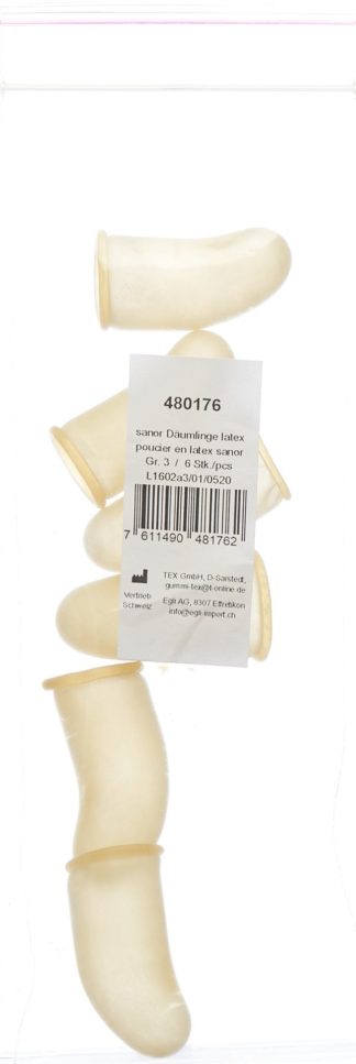 SANOR Däumling Latex Gr3