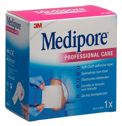 3M MEDIPORE Klebevlies 5cmx10m Liner (neu) – Bild 2