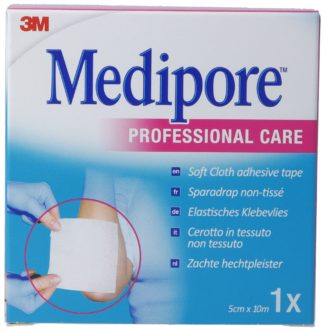 3M MEDIPORE Klebevlies 5cmx10m Liner (neu)