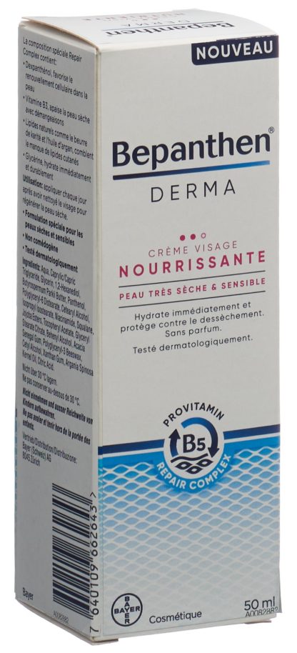BEPANTHEN DERMA Nährende Gesichtscreme 50 ml – Bild 4