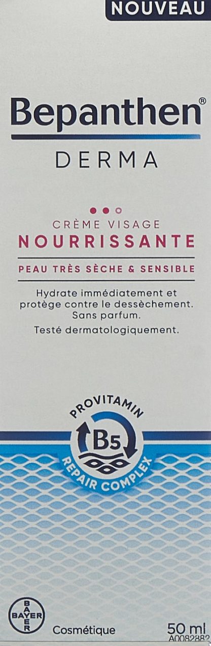 BEPANTHEN DERMA Nährende Gesichtscreme 50 ml – Bild 2