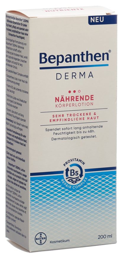 BEPANTHEN DERMA Nährende Körperlotion 200 ml – Bild 3