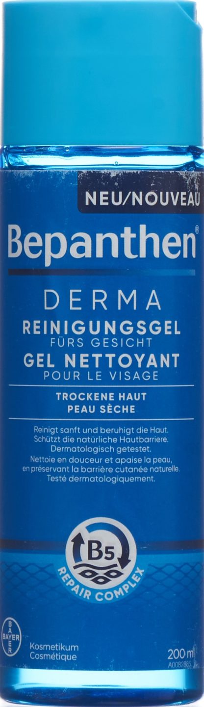 BEPANTHEN DERMA Reinigungsgel für Gesicht 200 ml
