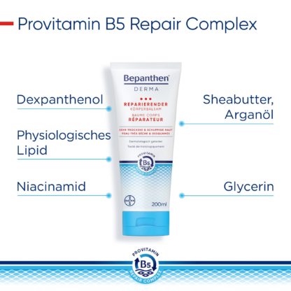 BEPANTHEN DERMA Reparierend Körperbalsam 200 ml – Bild 5