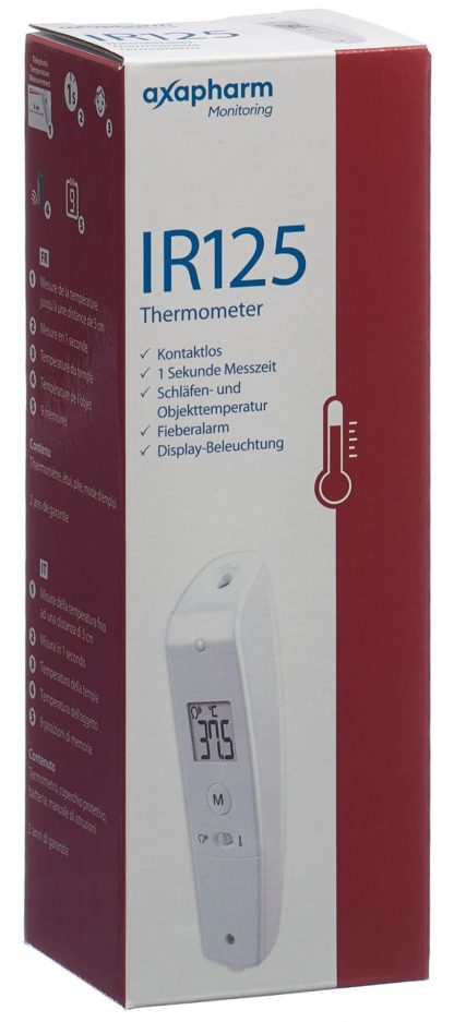 AXAPHARM Monitoring Thermometer IR125 – Bild 3