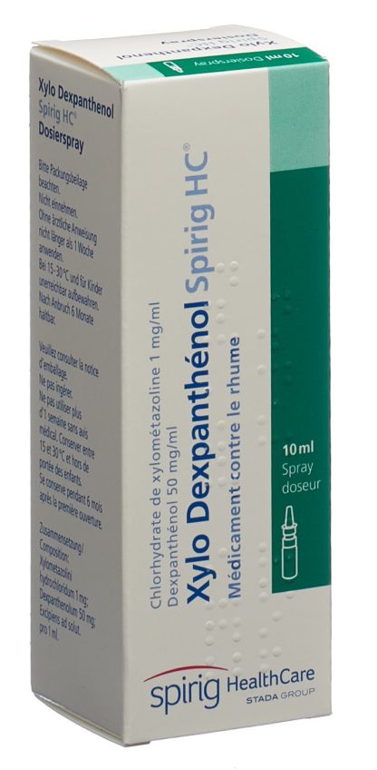XYLO DEXPANTHENOL Spirig HC Nasenspray Fl 10 ml – Bild 4