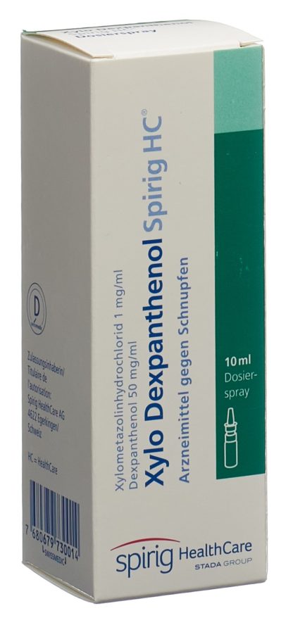 XYLO DEXPANTHENOL Spirig HC Nasenspray Fl 10 ml – Bild 3