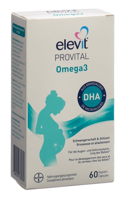 ELEVIT PROVITAL Omega3 DHA Kaps 60 Stk – Bild 2
