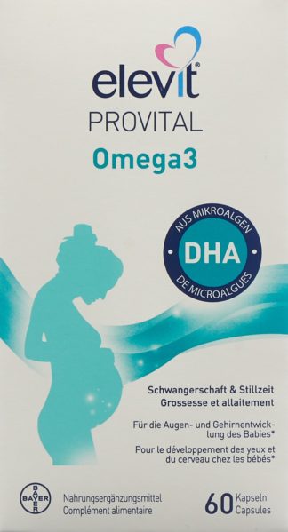 ELEVIT PROVITAL Omega3 DHA Kaps 60 Stk