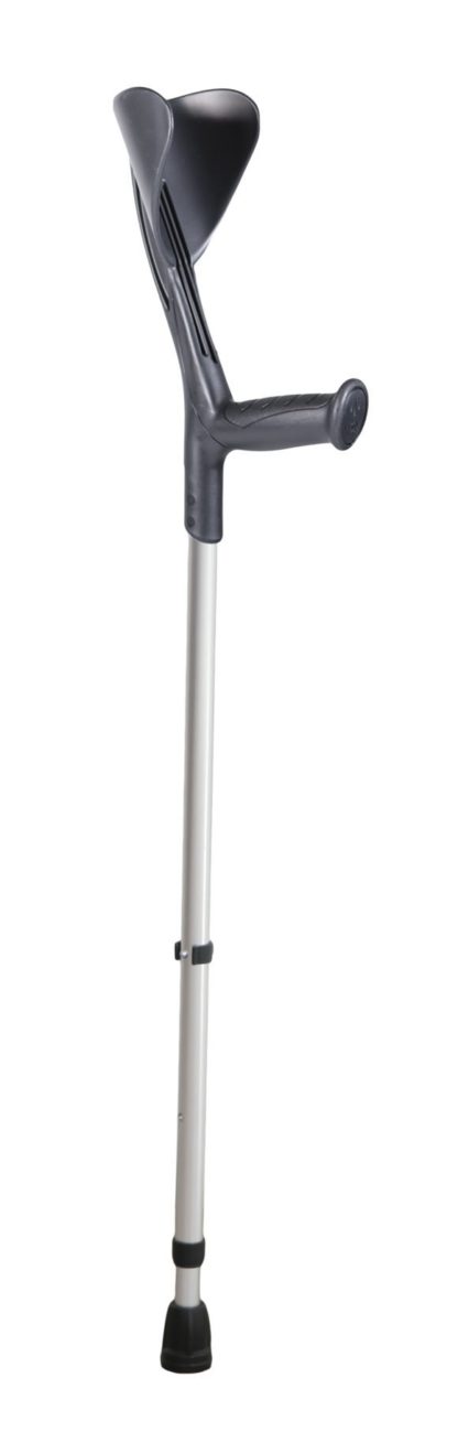 SUPAIR Krücke 130kg alu/schwarz Hartgriff 1 Paar