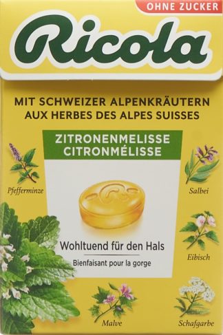 RICOLA Zitronenmelisse Bonb oZ m Stevia Box 50 g