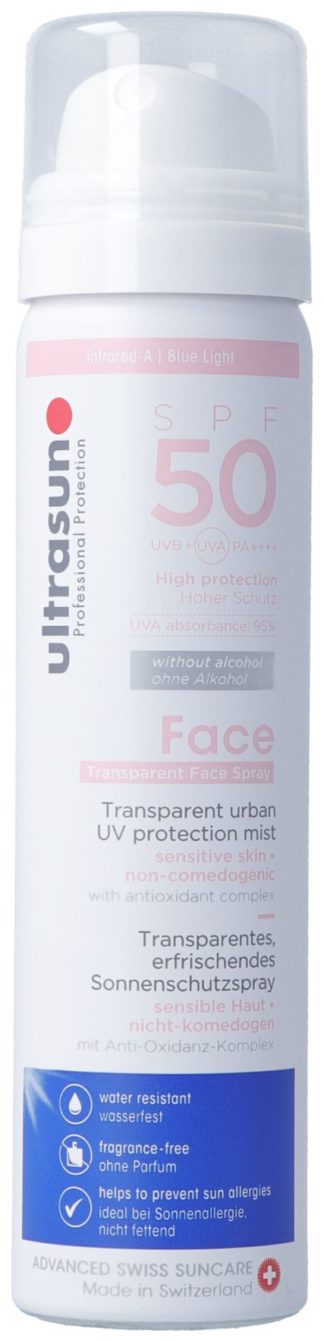 ULTRASUN Face&Scalp UV Protection Mist SPF50 75 ml