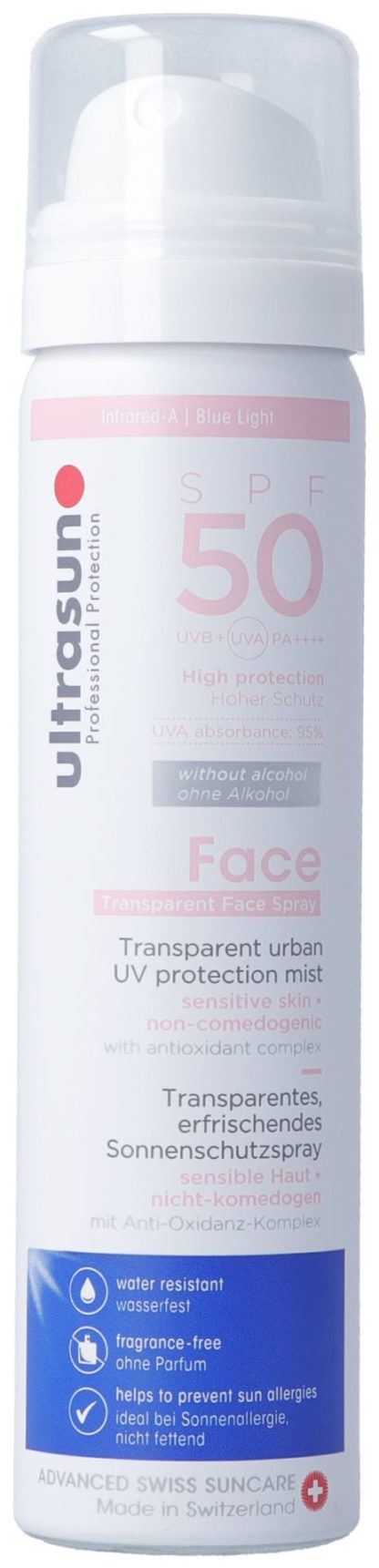 ULTRASUN Face&Scalp UV Protection Mist SPF50 75 ml