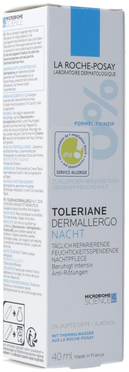 ROCHE POSAY Toleriane Dermallergo Nacht AHA 40 ml – Bild 2