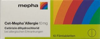 CET Mepha Allergie Filmtabl 10 mg 10 Stk