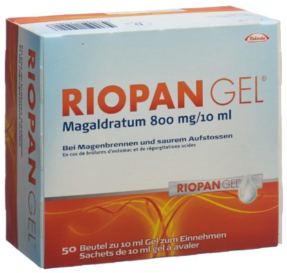 RIOPAN GEL 800 mg (neu) 50 Btl 10 ml – Bild 2