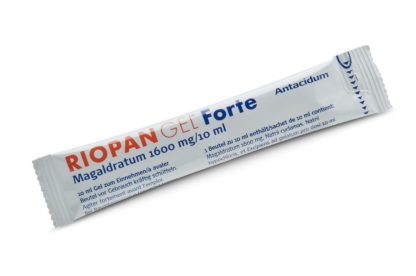 RIOPAN GEL Forte 1600 mg (neu) 10 Btl 10 ml – Bild 3