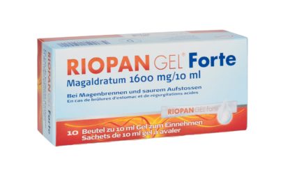 RIOPAN GEL Forte 1600 mg (neu) 10 Btl 10 ml – Bild 2