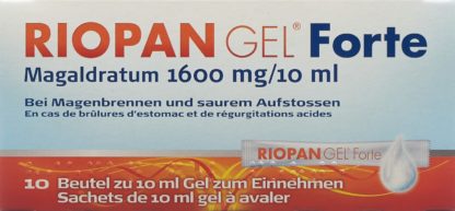 RIOPAN GEL Forte 1600 mg (neu) 10 Btl 10 ml