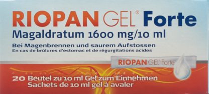 RIOPAN GEL Forte 1600 mg (neu) 20 Btl 10 ml