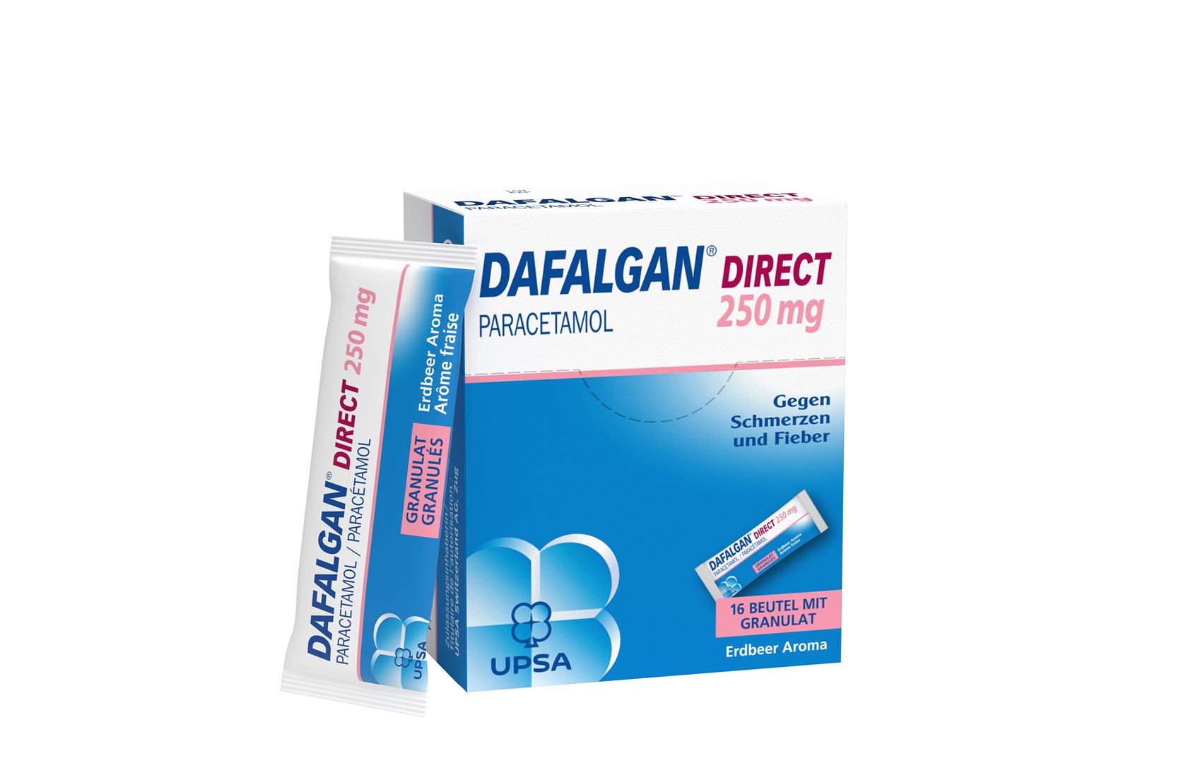 DAFALGAN Direct Gran 250 mg Erdbeere Btl 16 Stk – Bild 5