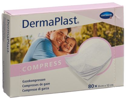 DERMAPLAST Compress 8x12cm 80 Stk – Bild 2