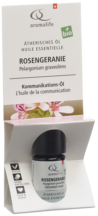 AROMALIFE TOP Rosengeranie Äth/Öl BIO Fl 5 ml – Bild 2