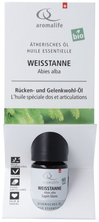 AROMALIFE TOP Weisstanne Äth/Öl BIO Fl 5 ml