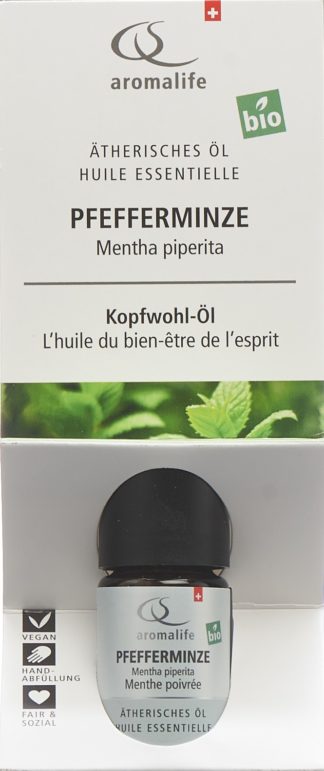 AROMALIFE TOP Pfefferminze Äth/Öl BIO Fl 5 ml