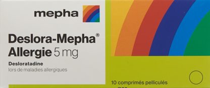 DESLORA Mepha Allergie Filmtabl 5 mg 10 Stk – Bild 2