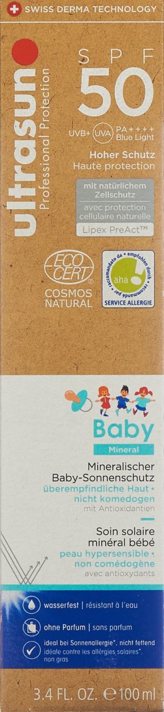 ULTRASUN Baby Mineral SPF50 Tb 100 ml