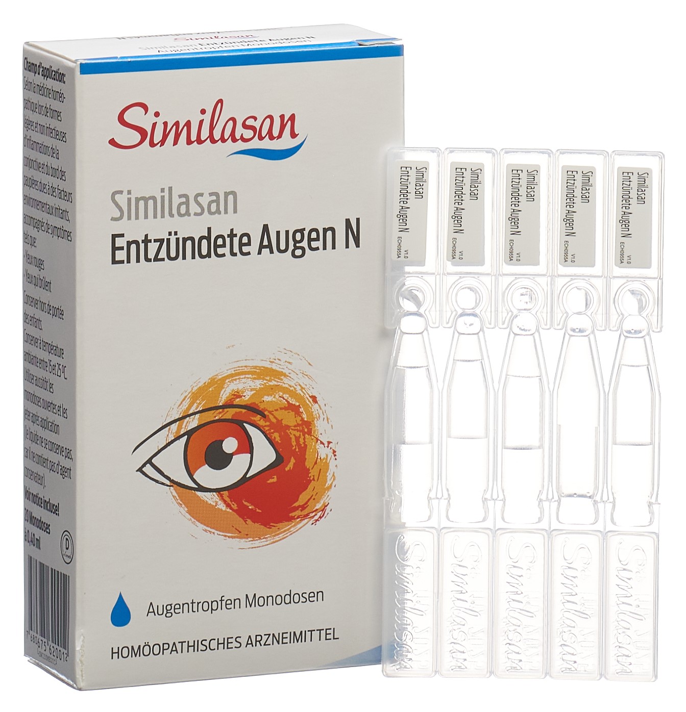 SIMILASAN Entzündete Augen N Monodosen 20 x 0.4 ml – Bild 5
