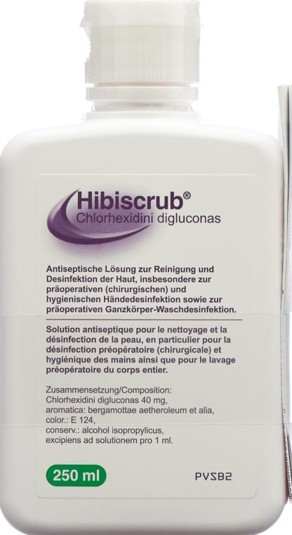 HIBISCRUB Lös 4 % Fl 250 ml