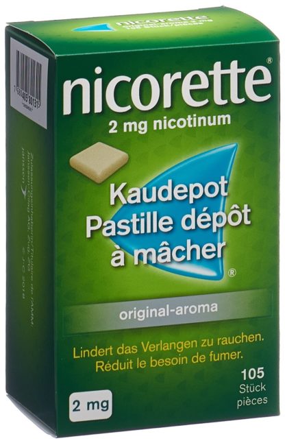 NICORETTE Original Kaudepots 2 mg 105 Stk – Bild 2