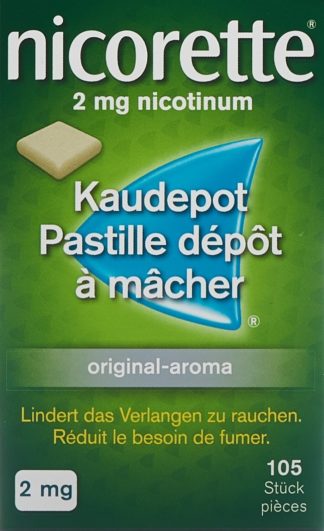 NICORETTE Original Kaudepots 2 mg 105 Stk