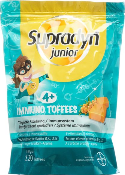 SUPRADYN junior immuno Toffees Btl 120 Stk