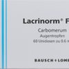 LACRINORM F UD Gtt Opht 60 Unidos 0.6 ml